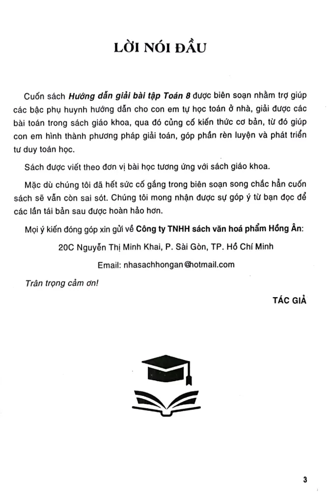 HƯỚNG DẪN GIẢI BÀI TẬP TOÁN LỚP 8 (Bám sát SGK Cánh Diều)